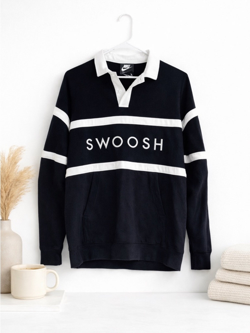 (M) Nike • Swoosh Rugby Polo Shirt